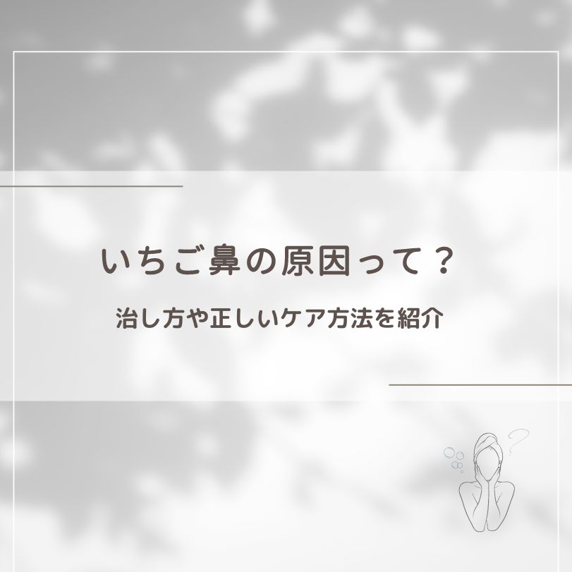 いちご鼻の原因・治し方は？おすすめの洗顔方法を石鹸メーカーが解説