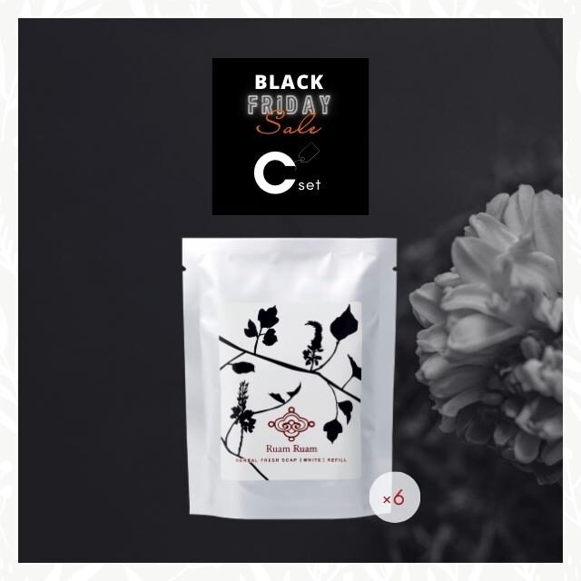 （販売終了）ブラックフライデー Ｃセット｜Soap refill original 6pcs.