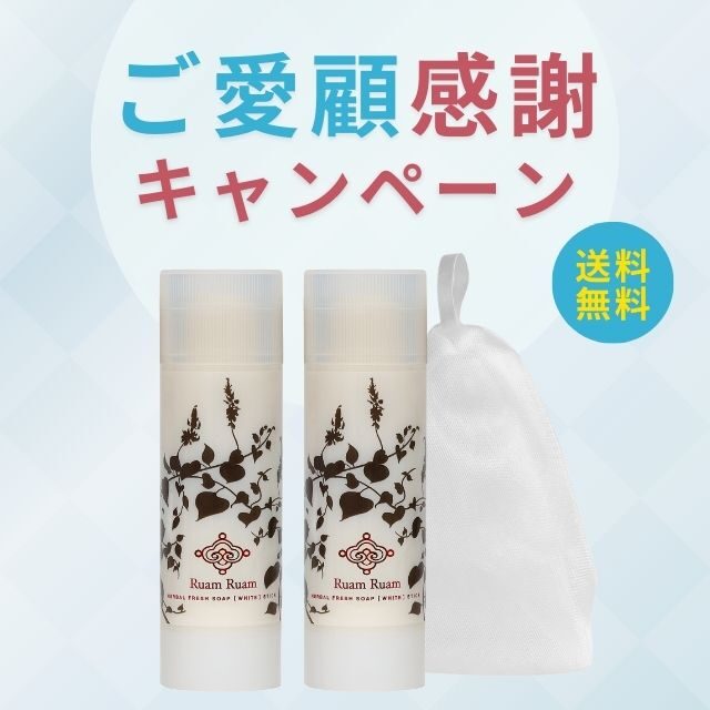 (販売終了)ご愛顧感謝キャンペーン│生せっけんスティックオリジナル2本セット定期便