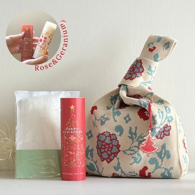 2025クリスマス｜生せっけんスティック ローズ&ゼラニウム セット