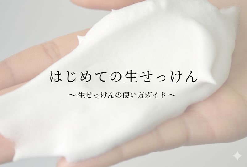 はじめての生せっけんガイド