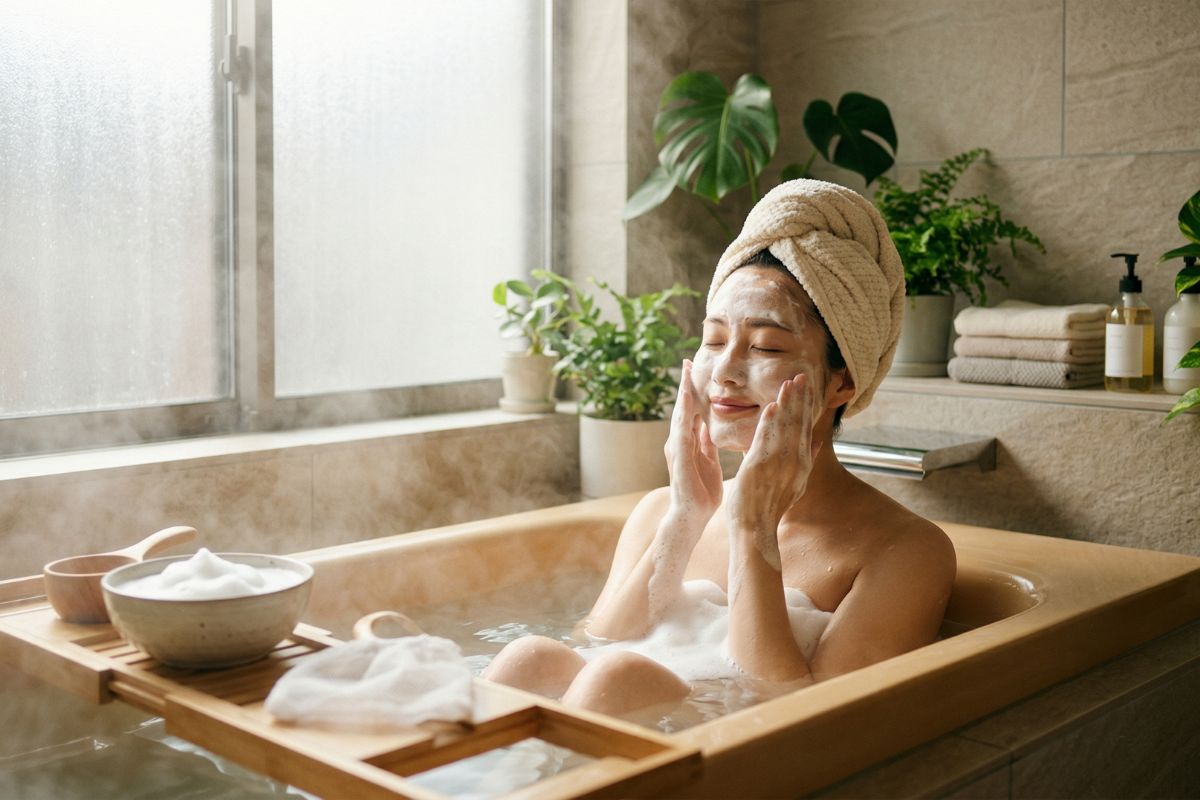 なぜ「お風呂」は洗顔にとって最高の環境なのか？
