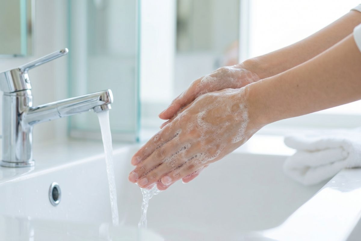 洗顔前の「準備」：なぜ手を洗うことが重要なのか