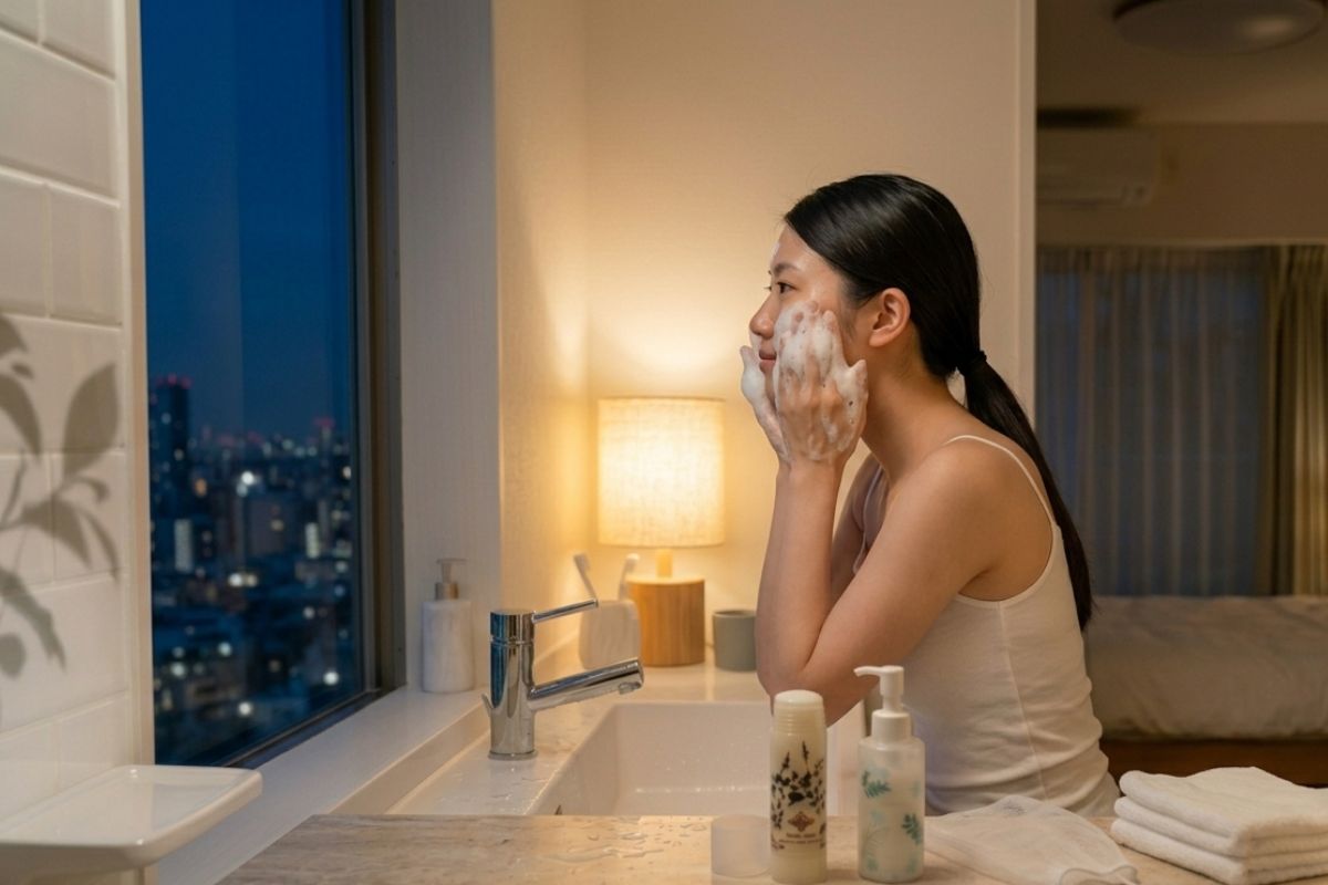 【メイクなしの日】1分で完了!ルアンルアン式「時短洗顔」