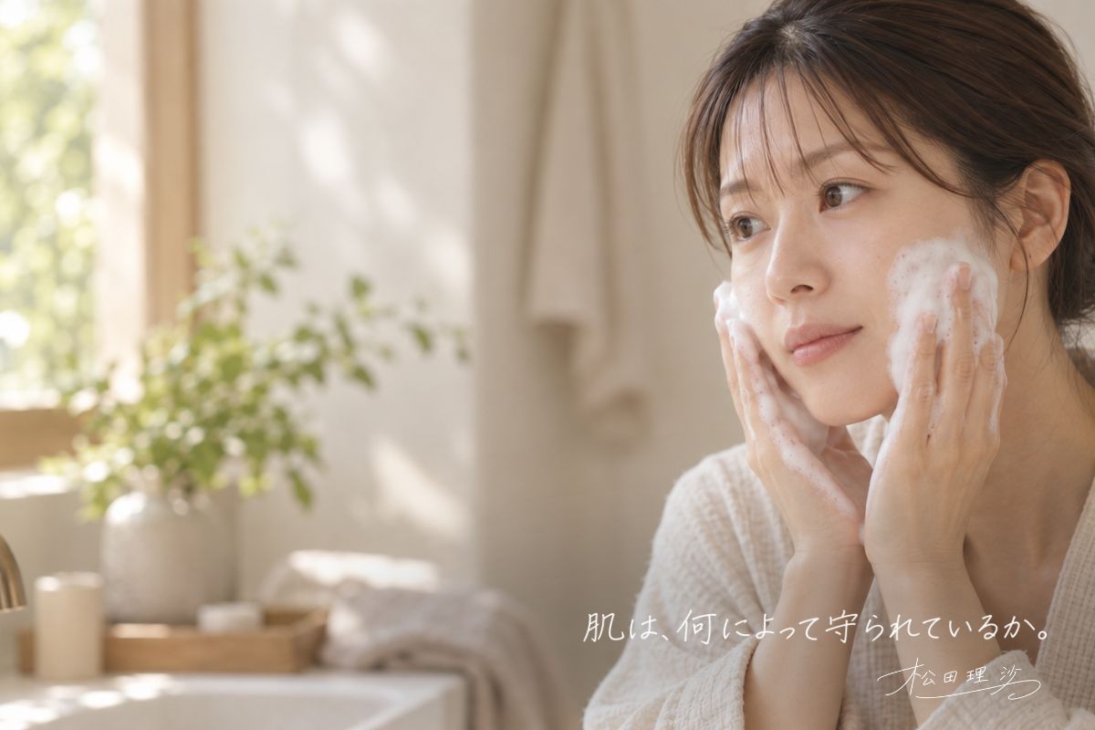 肌は、何によって守られているか。|洗顔のこと