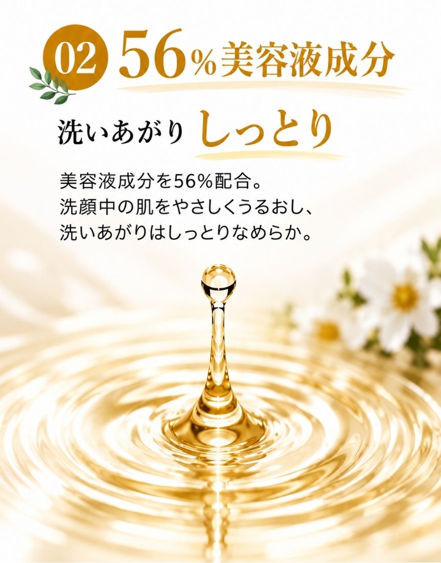 美容液56％配合